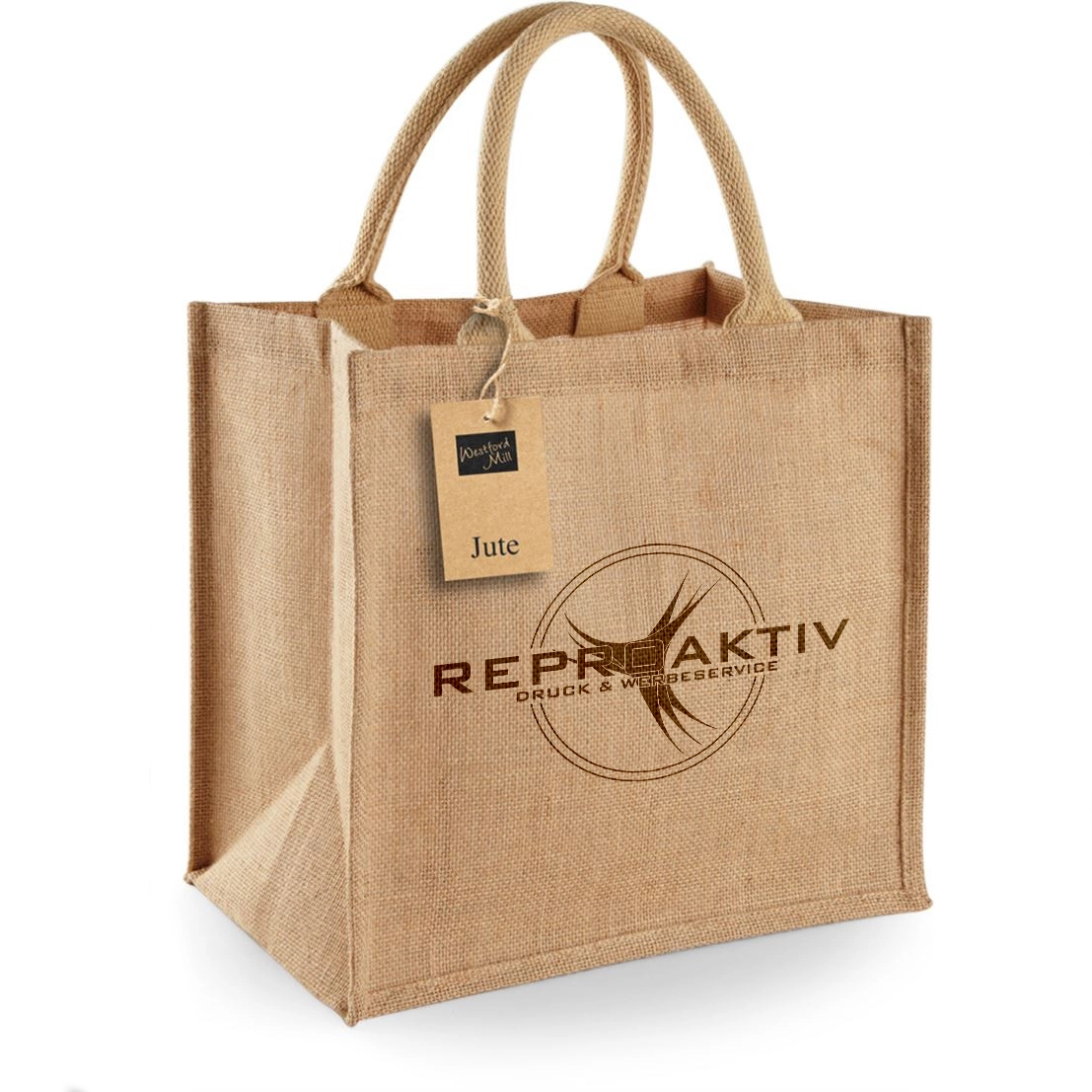 Bedruckbarer Jute-Shopper