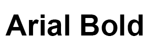Arial Bold
