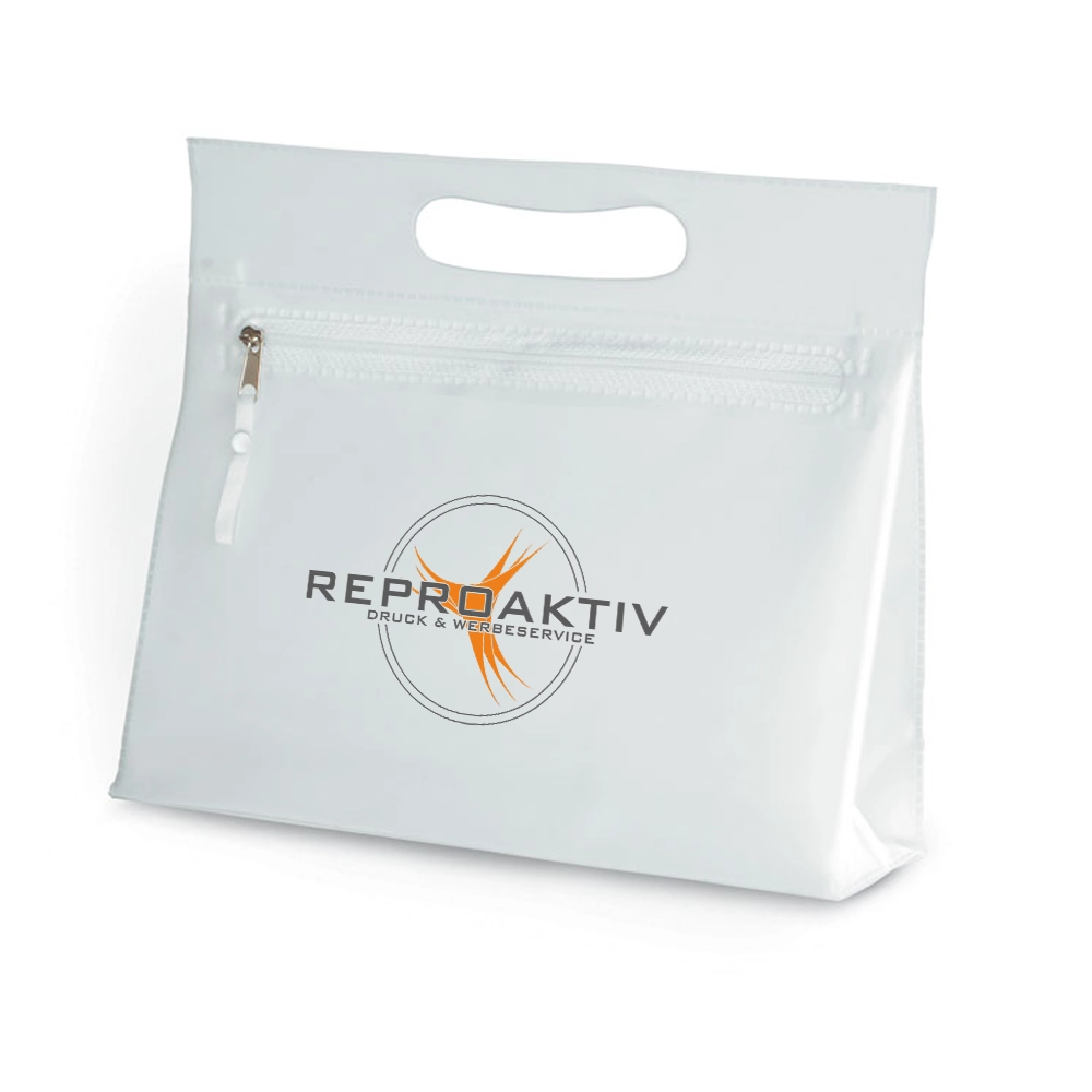 Transparente Kosmetiktasche in gefrosteter Optik – Praktisch, stilvoll, vielseitig