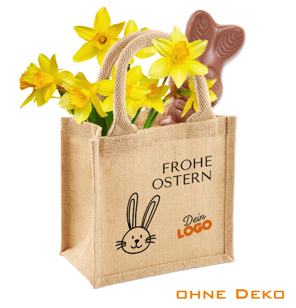 Jute-Geschenktasche inkl. Transferdruck
